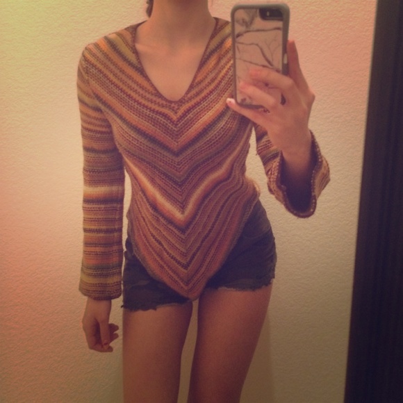 Vintage Hippie-Ish Multicolor Sweater