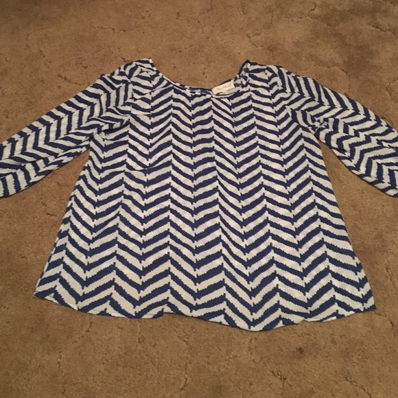 Bow Back Chiffon Blouse