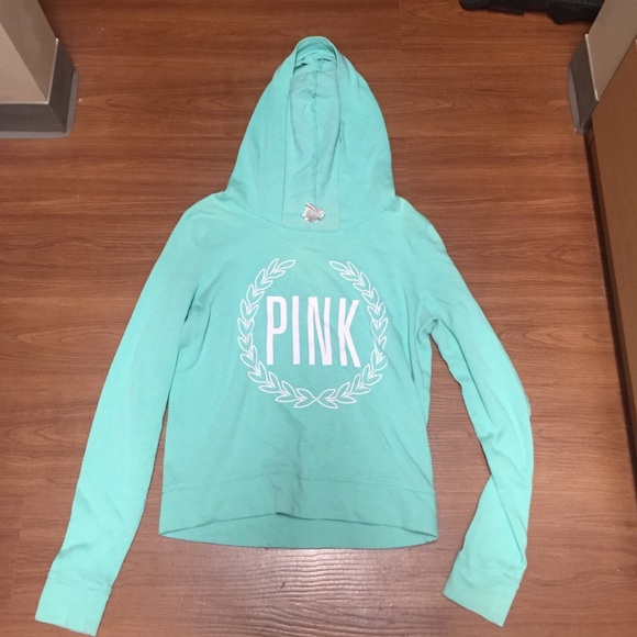 Mint green Victoria's Secret Pink hoodie