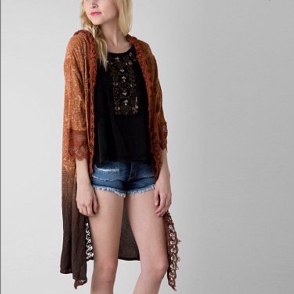 Gimmicks rust cardigan.