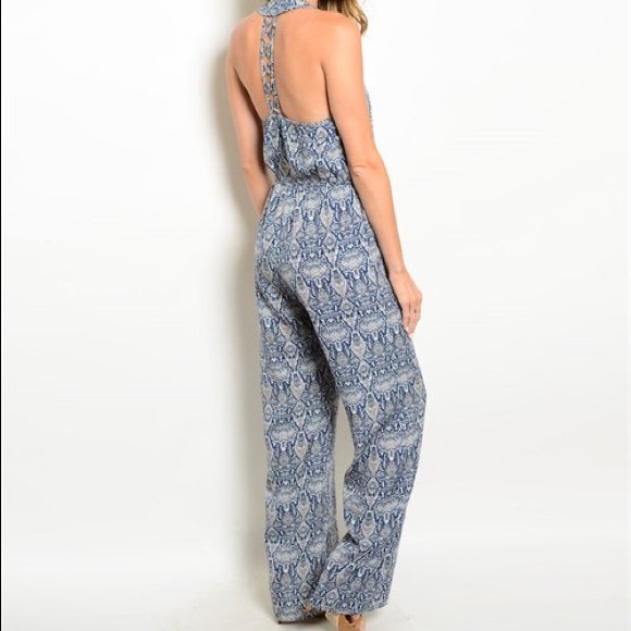 Navy Snake Print Jumper - Picture 2 of 4