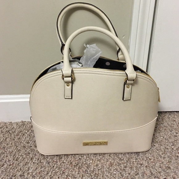 NWT Anne Klein Cream Handbag