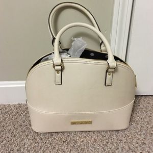 NWT Anne Klein Cream Handbag