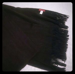 Merona Black Cashmere Scarf