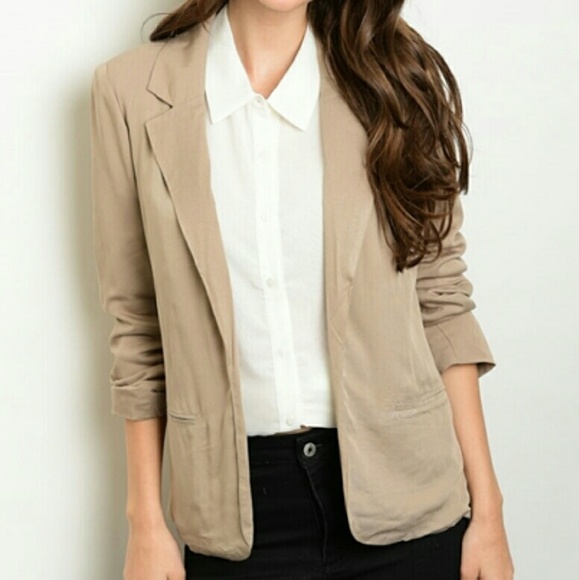 NWT Taupe Blazer.