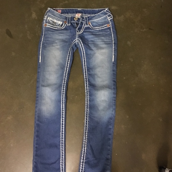 LIGHT WASH AUTHENTIC TRUE RELIGION JEANS
