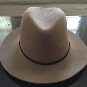 Janessa Leone Wool Felt Fedora Hat