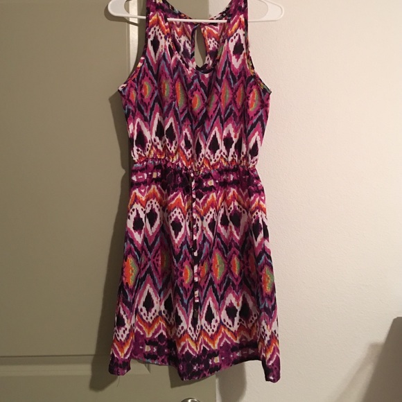 Dresses & Skirts - Colored Cinched Waist Dress
