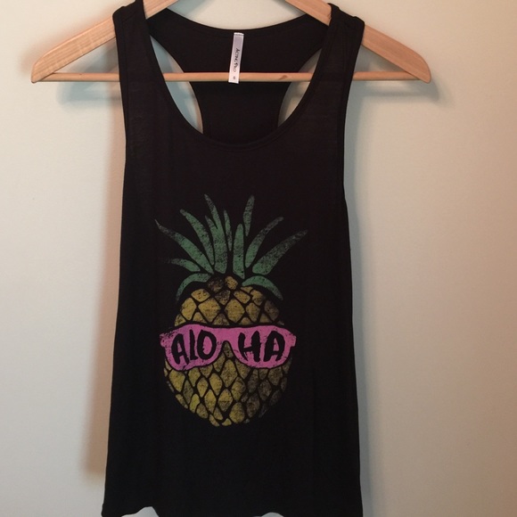 Pineapple Aloha racer back Tank - Picture 5 of 5