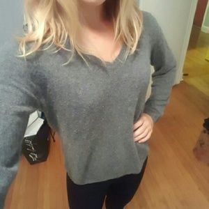 Gray Cashmere Sweater