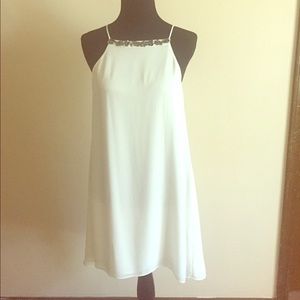 H&M White Shift Dress