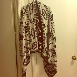 H&m Tribal drapey cardigan