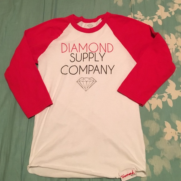 Diamond supply, baseball tee