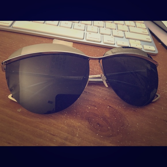 Authentic Christian Dior metallic 2 sunglasses NWT