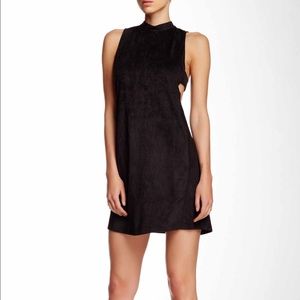 Mock Neck Cut Out Shift Dress