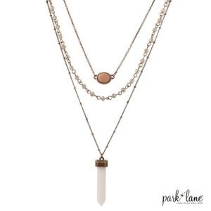 Antique Gold 3 Piece with Stone