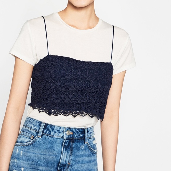 Zara Tops Zara Cropped Tank Top Poshmark