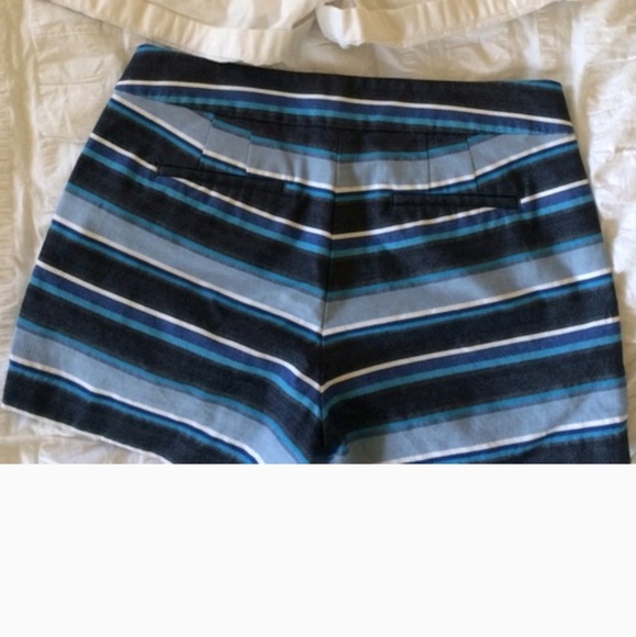 J.Crew stripe blue shorts size 00.new - Picture 5 of 5