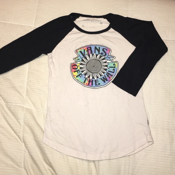 Vans off the wall baseball tee