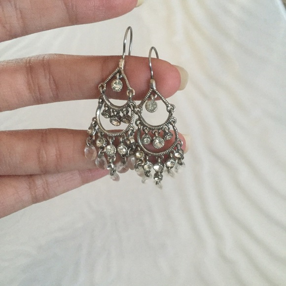 Gold and Silver Earrings - Picture 2 of 2