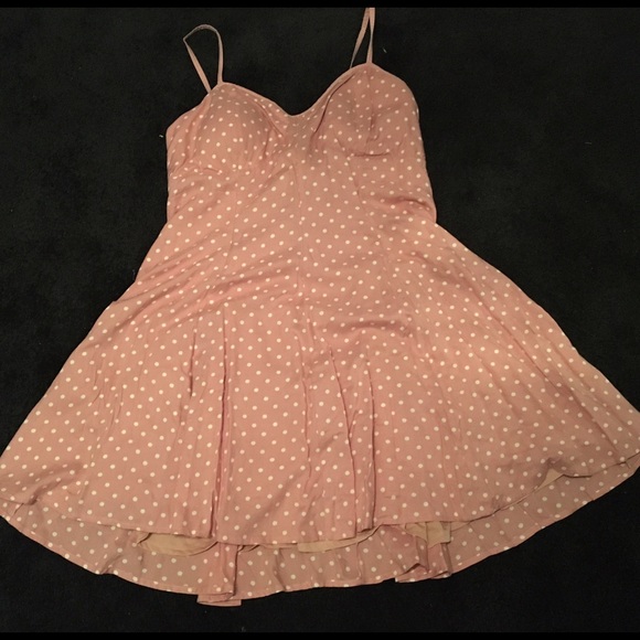 American Eagle Fit and Flare Dress with Bow Back