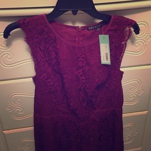 Brixton Ivy stitch fix purple lace dress small