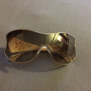 CAVALLI SHIELD SUNGLASSES
ROSE GOLD/BROWN