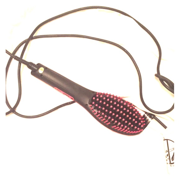 Used once  hair straightening brush