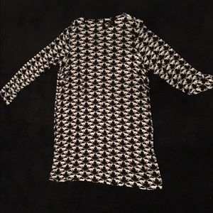 Running Cat Tunic with Open Button Back