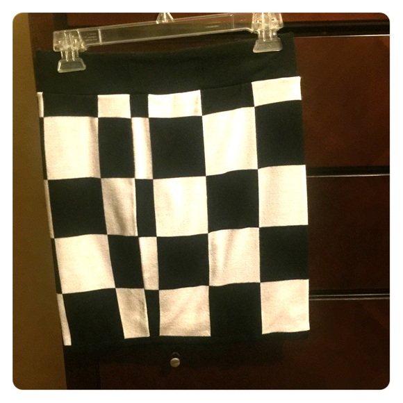 Checkered skirt