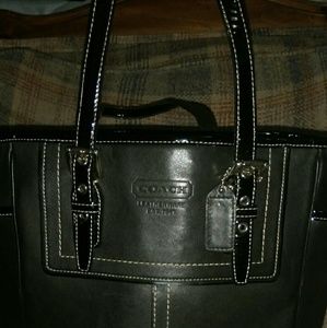 Black Coach Tote