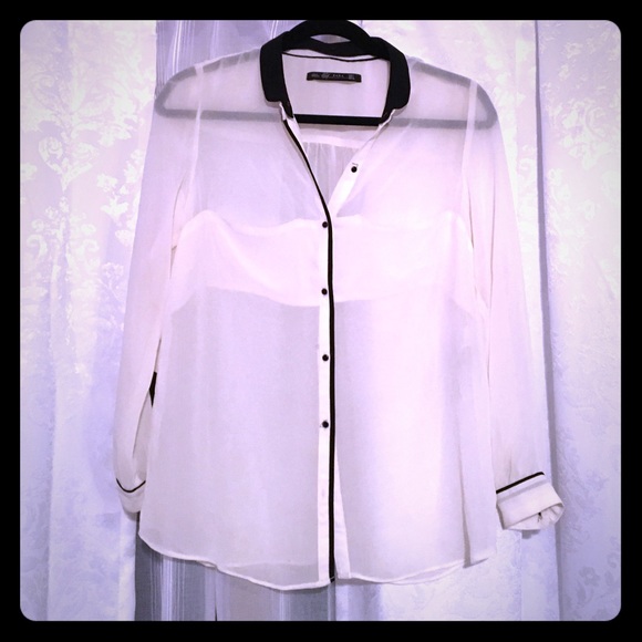 Zara top! Perfect for work