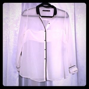 Zara top! Perfect for work