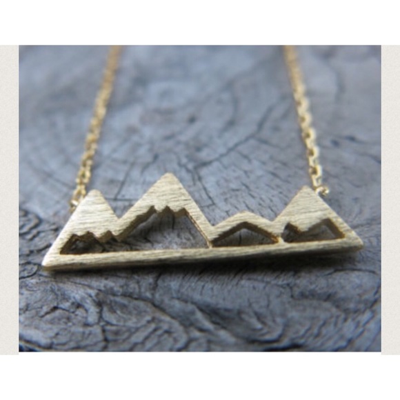Handmade- Mountain Necklace, Dainty Necklace - Picture 2 of 4