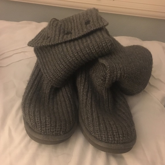 Gray "Classic Cardy" Ugg Boots