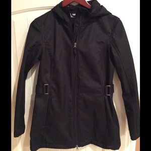 Houndstooth rain jacket small