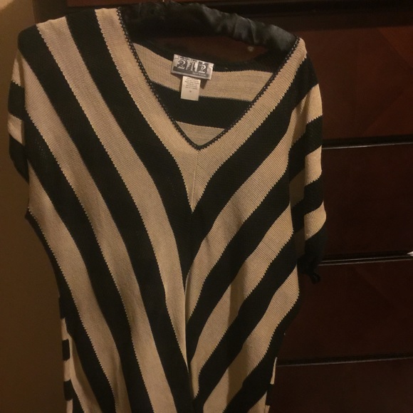 Black and Tan blouse