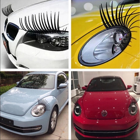 Super cute car lashes