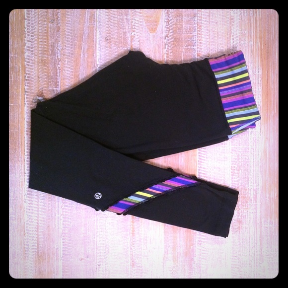 Lululemon ruffle accent leggings