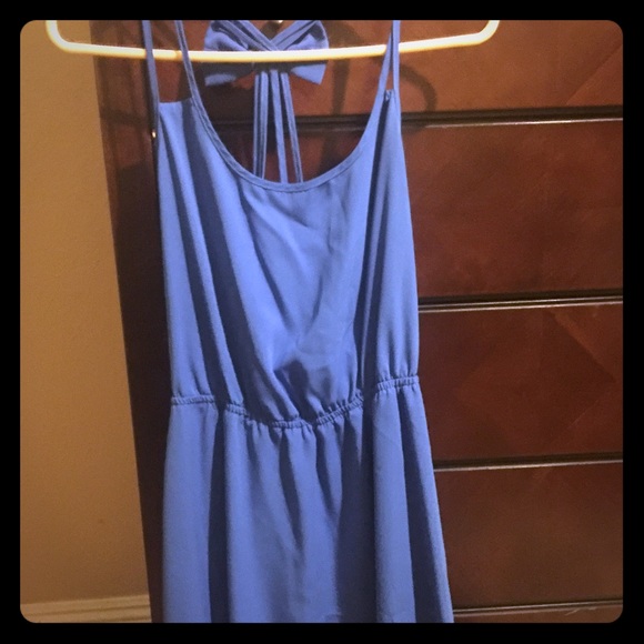 Blue dress