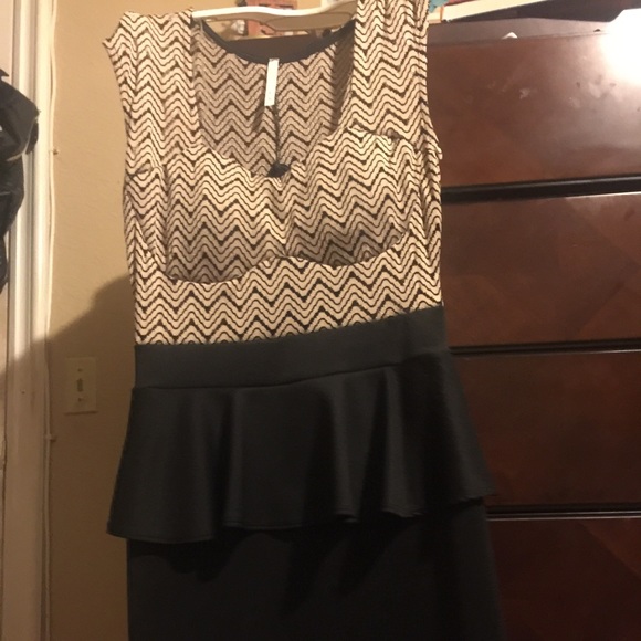 Black and Tan dress