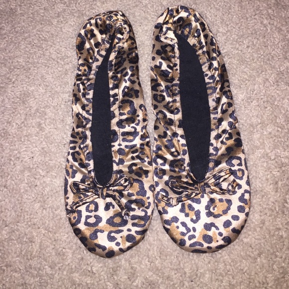 Cheetah slipper