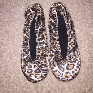 Cheetah slipper