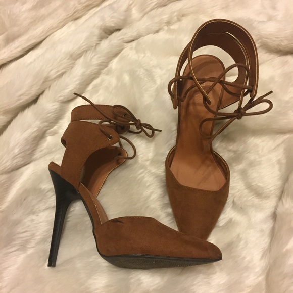 Lace up heels
