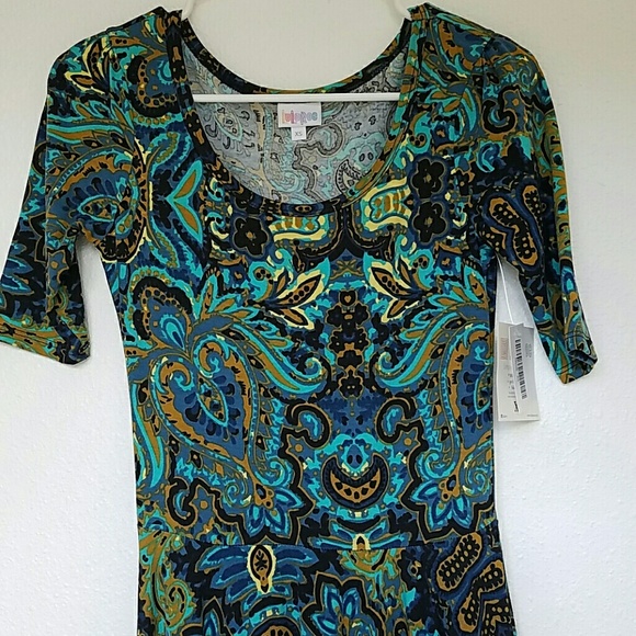 ❤NEW XS LULAROE NICOLE DRESS❤ - Picture 3 of 4