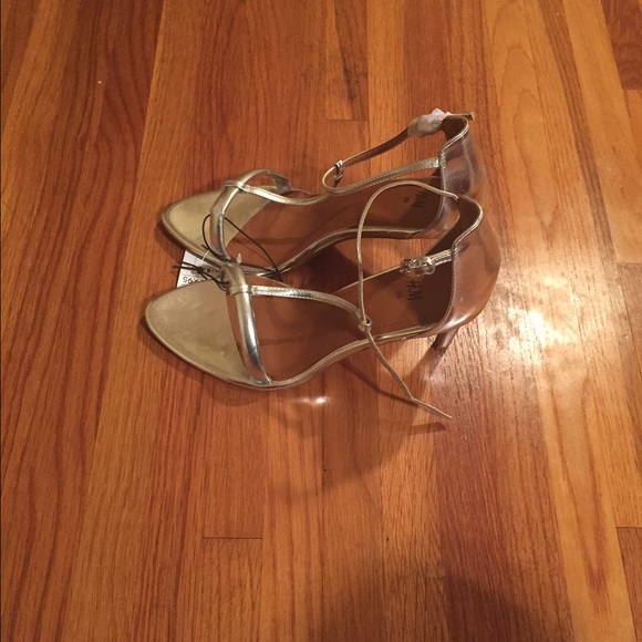 H&M Silver heels/sandals - Picture 2 of 4