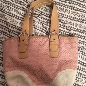 Pink Coach Purse
