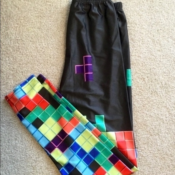 NWOT Tetris Printed Leggings