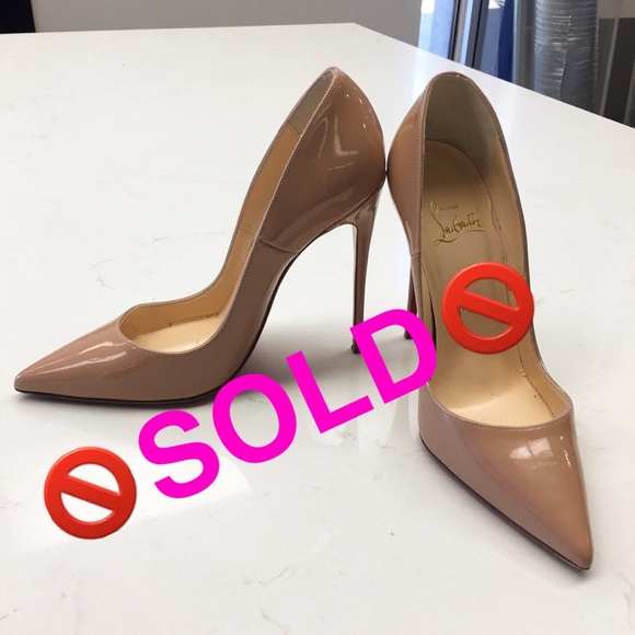 Christian Louboutin Shoes - Christian Louboutin So Kate 120mm Nude Pumps 36