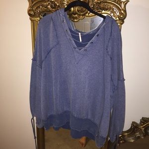Free people over sized hoodie
